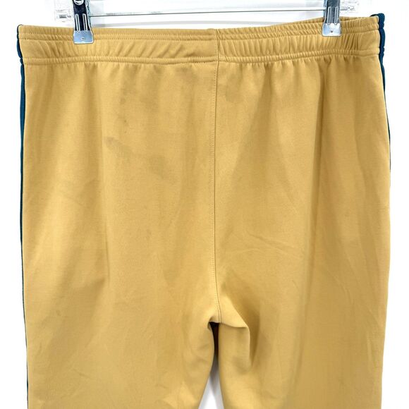 STUSSY Poly Track Pants Tan with Blue Logo Stripe Joggers Size L Large - Picture 5 of 8